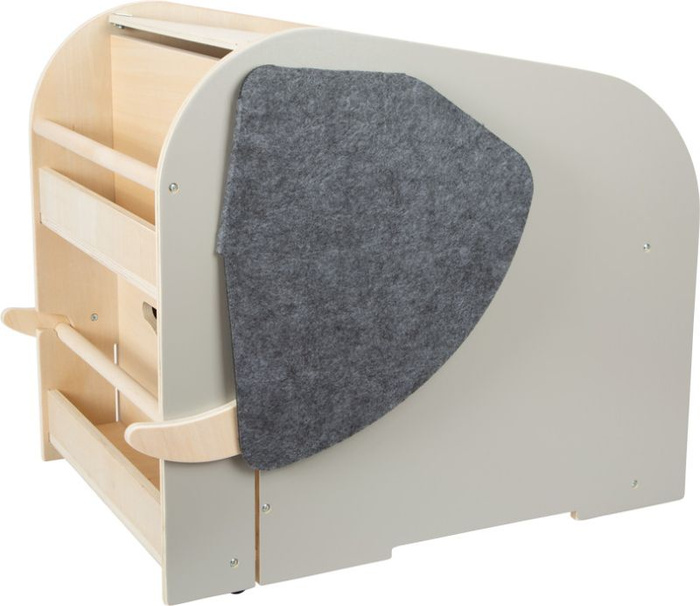 Drewniana skrzynia na zabawki z miejscem do siedzenia Słoń Small Foot