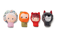 Pacynki z bajki Czerwony Kapturek 4szt. na palec Lilliputiens