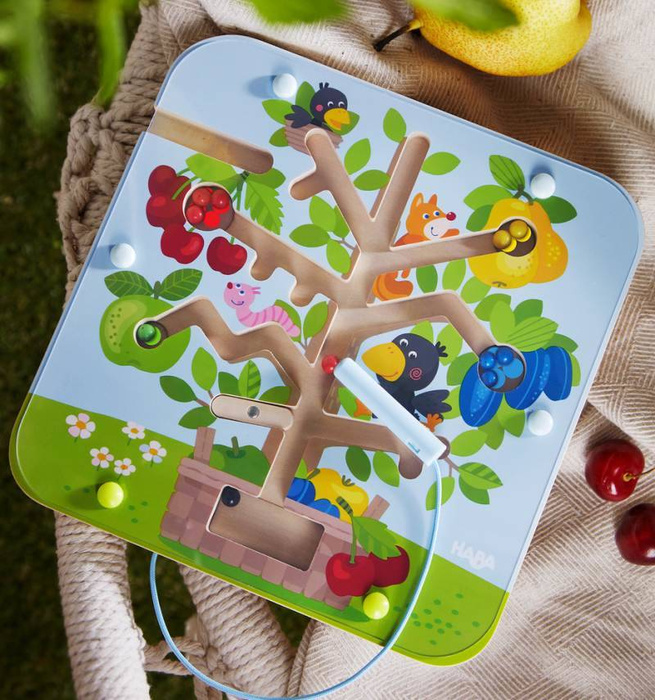 Gra dla dzieci Labirynt magnetyczny W ogrodzie Haba