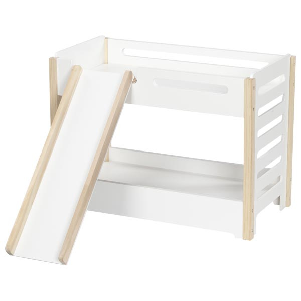 Łóżko piętrowe ze zjeżdżalnią Goki