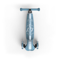 SCOOTANDRIDE Highwaykick 3S Hulajnoga z systemem sterowania 2w1 i kółkami LED składana 3+ Steel