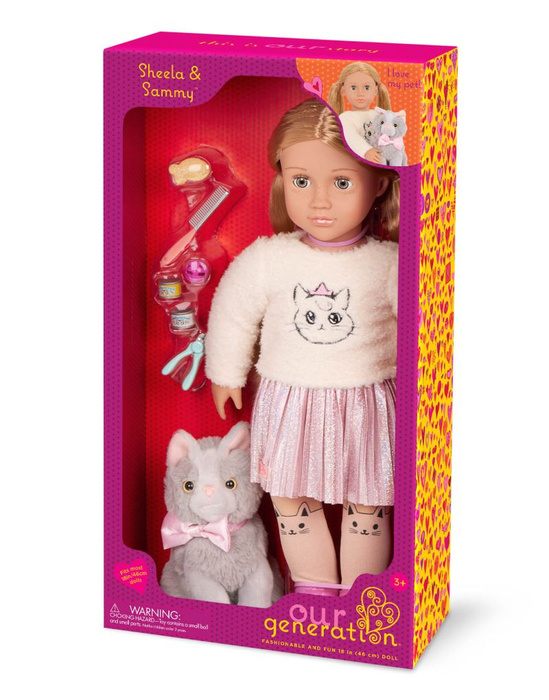 Lalka dla dzieci Sheela 46cm Our Generation
