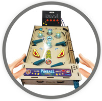 Automat do gry w pinball do samodzielnego złożenia Buki