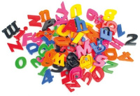 Tablica dwustronna dla dzieci 108 elementów Magnetyczne ramki