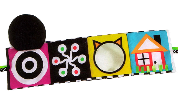 Zabawka dla niemowląt, miękka książeczka. Uśmiech dziecka, Manhattan Toy