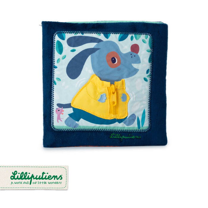 Książeczka edukacyjna Uczę się sam ubierać Piesek Jules Lilliputiens