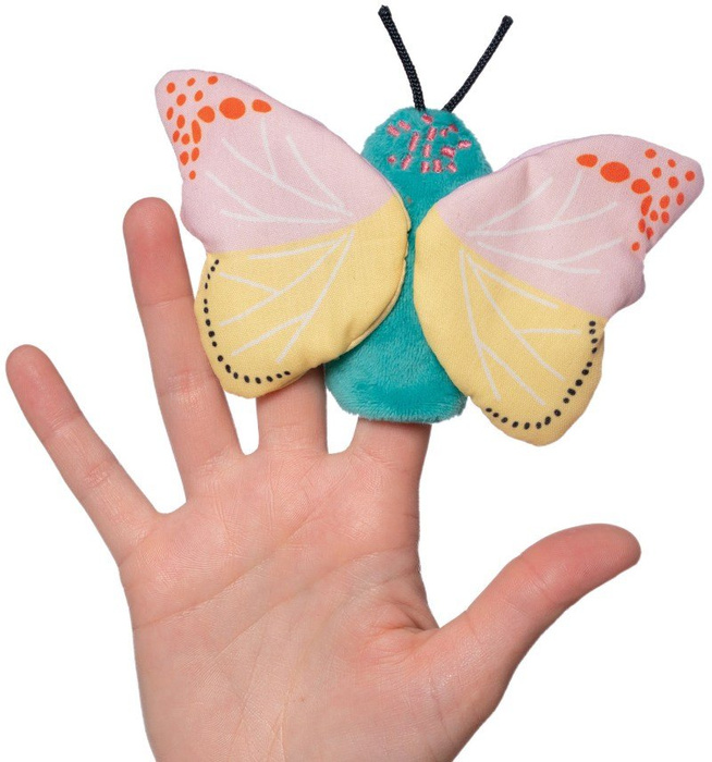 Zestaw 3 pacynek na palce Motyle Natural Historian Manhattan Toy