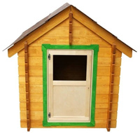 Zabawy w ogrodzie Drewniany domek do samodzielnego montażu Pilch