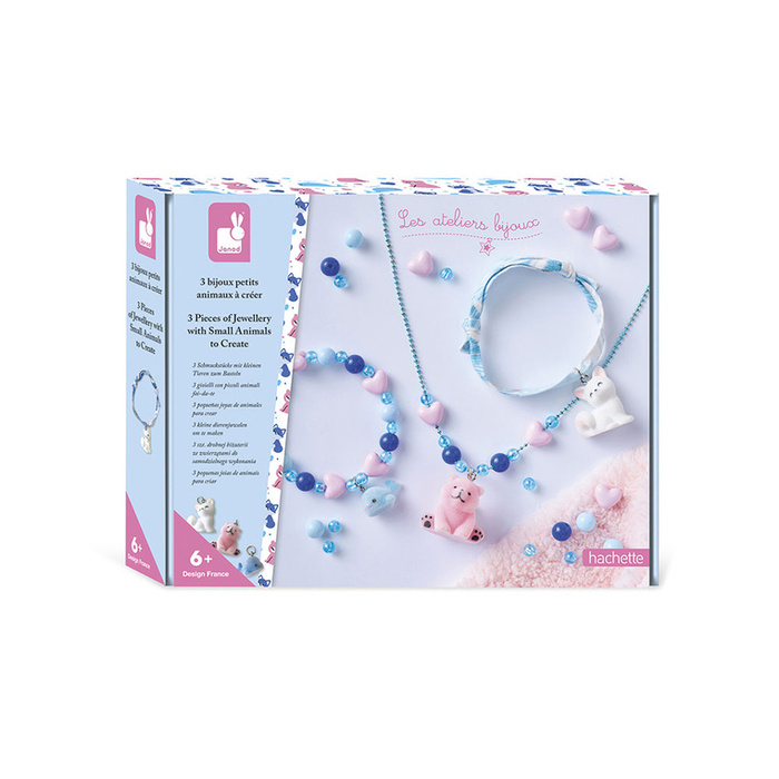 Zestaw do tworzenia biżuterii z zawieszkami Małe zwierzątka Janod
