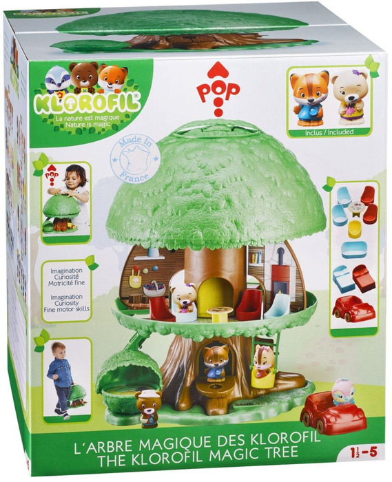 Magiczne drzewo przenośny domek Klorofil