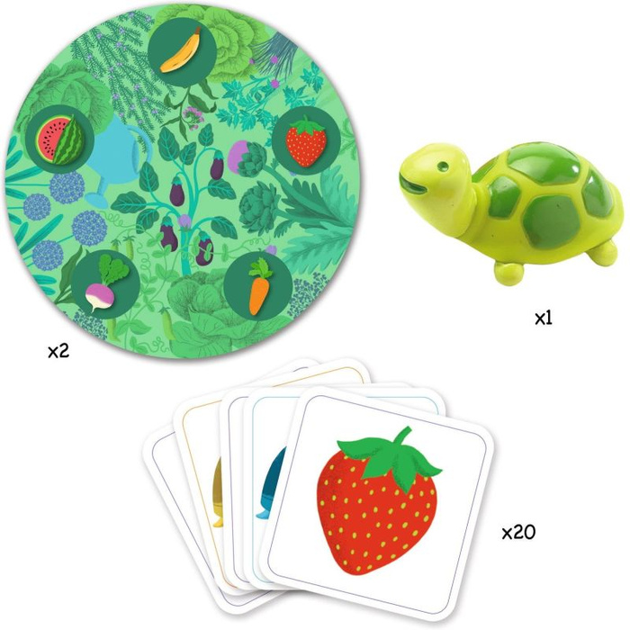 Gra planszowa dla najmłodszych Little Memo Garden Djeco