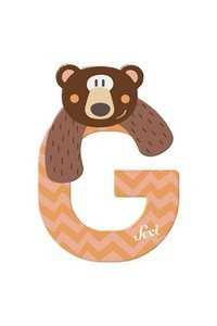 Drewniana literka Grizzly "G" Sevi