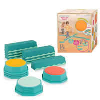 Zestaw modułowy Kombinacyjna ścieżka sensoryczna Balance & Build Set B.Toys