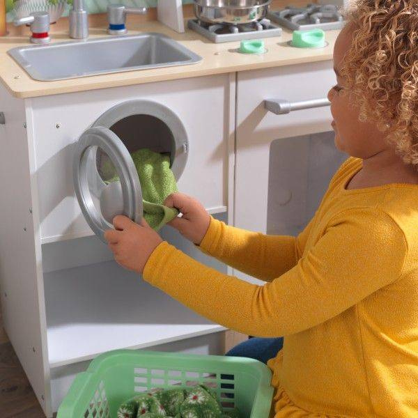 Kuchnia drewniana dla dzieci Whisk & Wash z pralnią KidKraft
