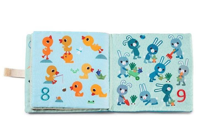 Miękka książeczka do nauki liczenia 1, 2, 3...Lilliputiens