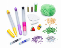 Zestaw kreatywny dla dzieci długopisy i mazak Słodkości Buki 