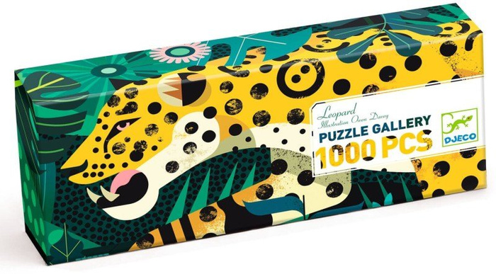 Puzzle panoramiczne Leopard 1000 el Gallery Djeco