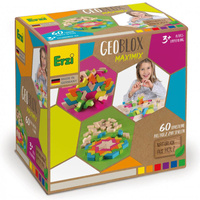 Drewniane klocki GeoBlox MaxiMix 60 el. Erzi