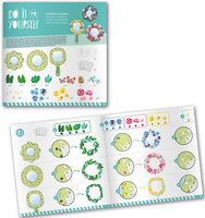 Zrób to sam zestaw do dekoracji lusterek Kwiaty Djeco