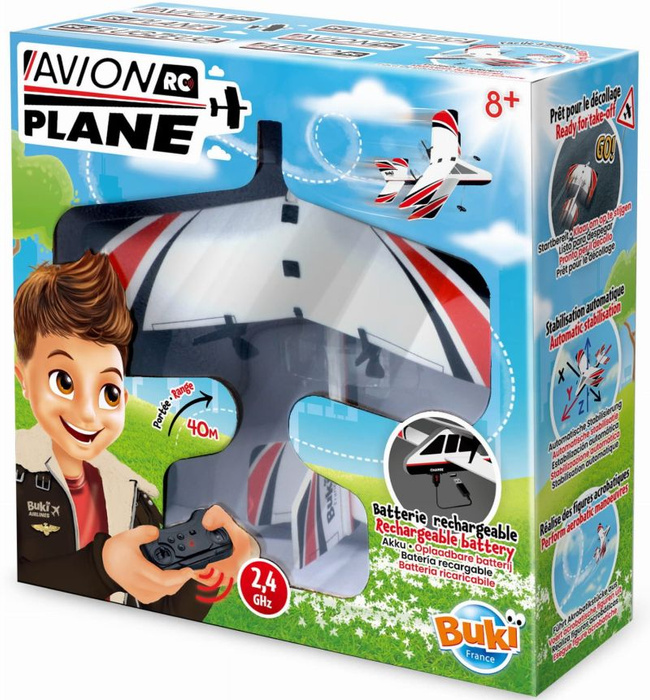 Dwupłatowiec zdalnie sterowany dla dzieci Buki