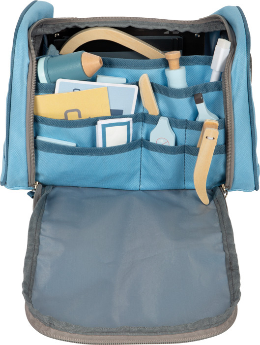 Pluszowy królik z torbą weterynarza i akcesoriami Small Foot