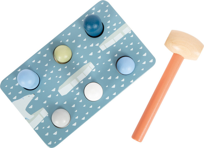 Gra przebijanka z młotkiem drewniana Arktyka Small Foot