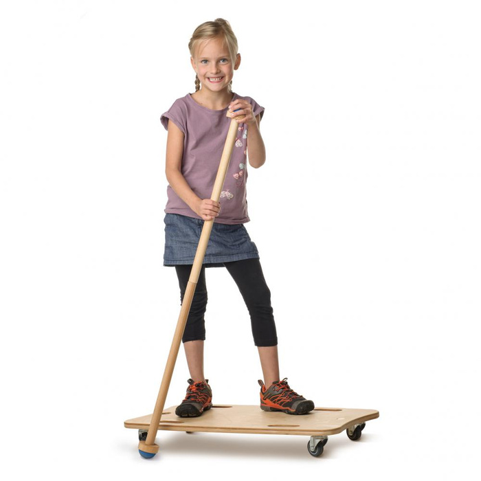 Drewniana deska na kółkach deskorolka Maxi Roller Board Erzi