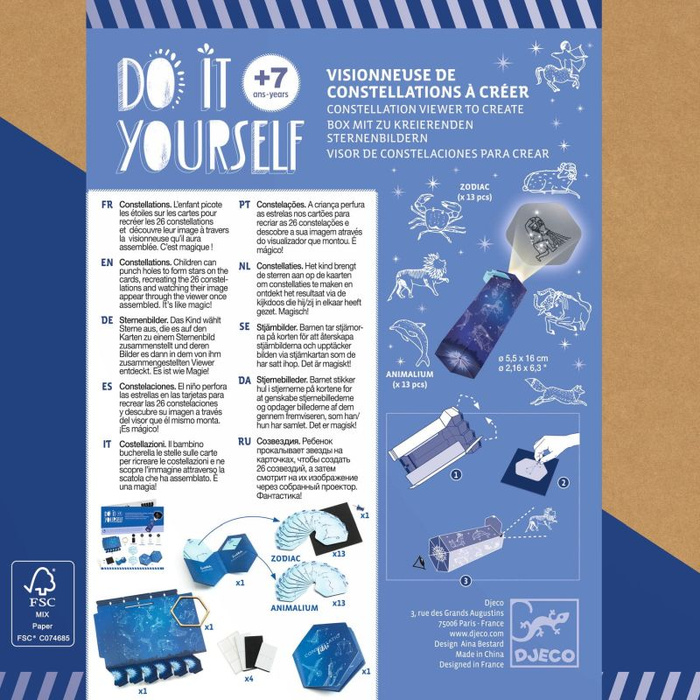 Zrób to sam Konstelacje gwiazd Djeco
