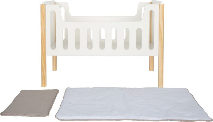 Drewniane łóżeczko dla lalki Little Button Small Foot