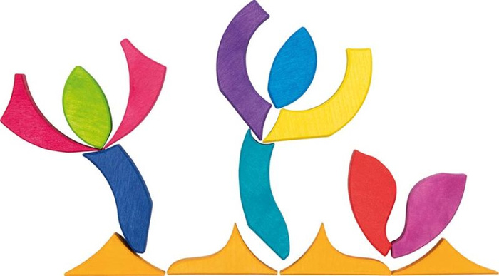 Klocki drewniane układanka mozaika Motyl Mariposa Goki