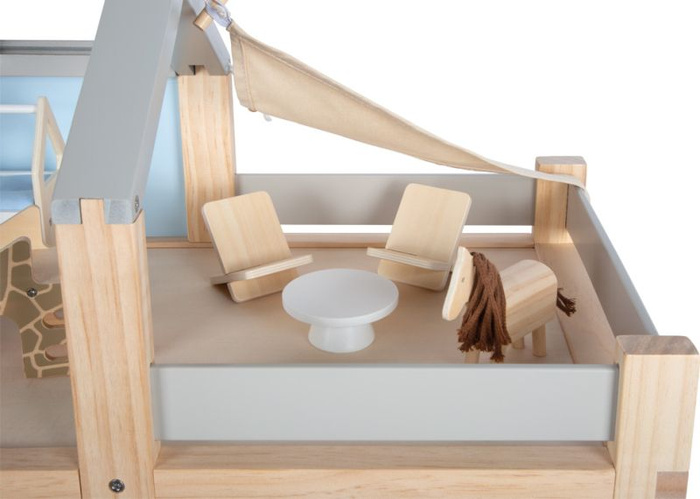 Domek dla lalek drewniany z wyposażeniem Natura Small Foot