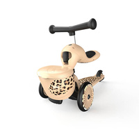 Jeździk i hulajnoga 2 w 1 zamykany schowek Leopard Highwaykick 1 Lifestyle Scoot & Ride