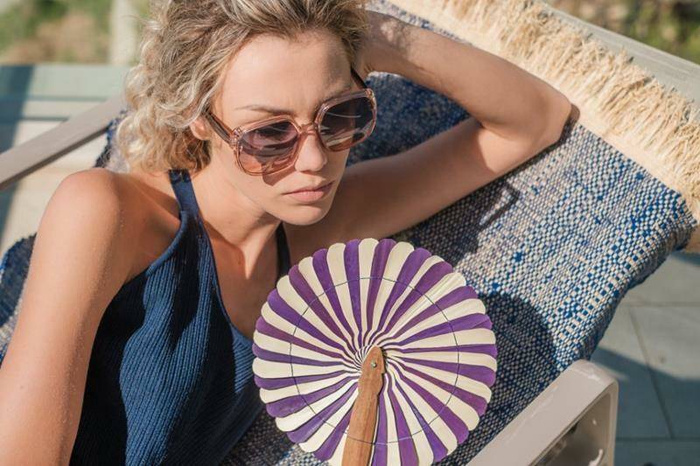 Wachlarz Kep - Purple The Nice Fleet