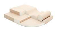 Zestaw do zabawy beżowo biały Soft Play Explorer IGLU