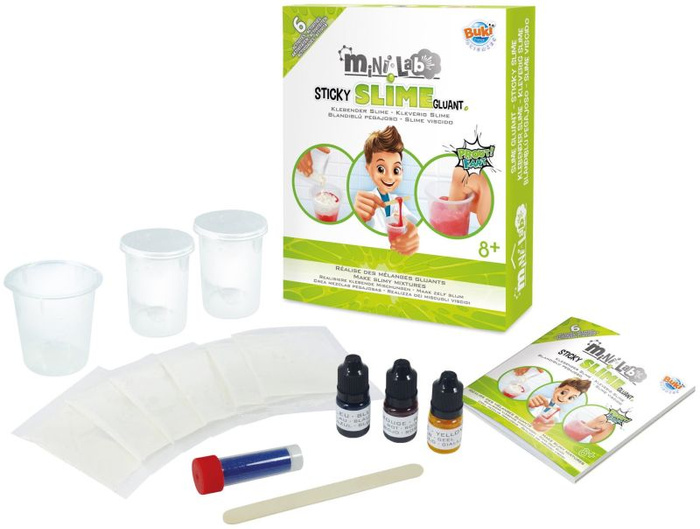Nauka i zabawa Mini lab produkcja slime glutów Buki