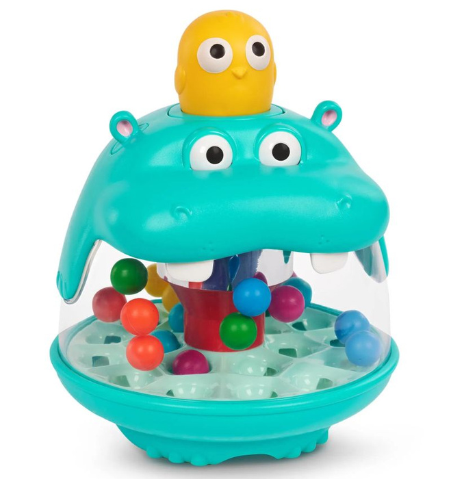 zabawka sensoryczna dla rocznego dziecka Hipopotam Party Pop Hippo Battat