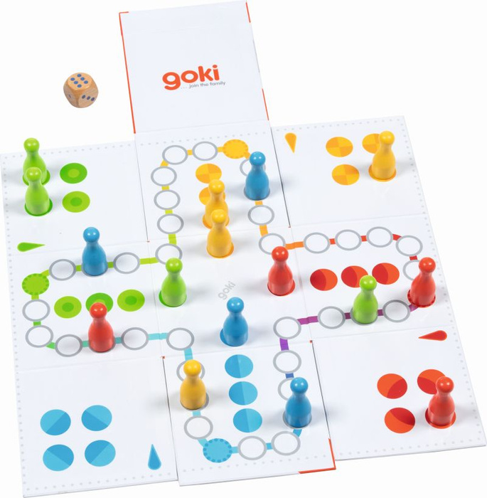 Gra planszowa Chińczyk Ludo XXL Goki