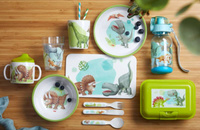 Zestaw sztućców dla dzieci Dinozaur Haba