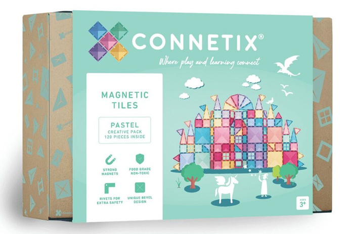 Klocki magnetyczne Connetix Pastel Creative Pack 120 el.
