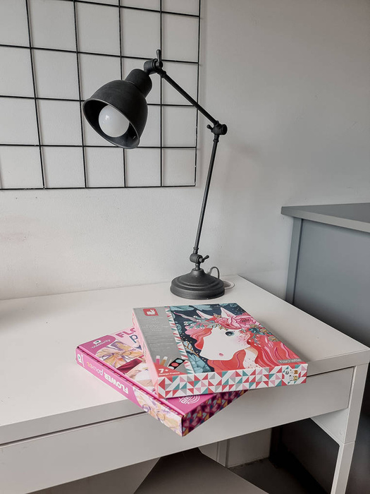 Zestaw kreatywny Malowanie farbami perłowymi i 3D Jednorożce Janod