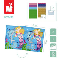 Zestaw kreatywny Mozaika Delfiny i syreny +7 Janod