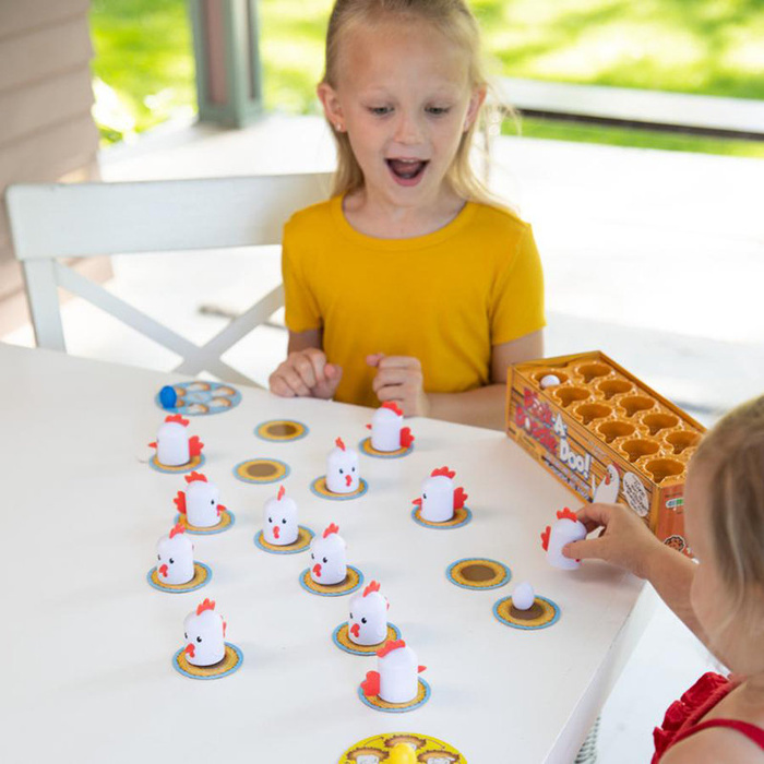 Memory gra na dobrą pamięć Kurnik Peek-A-Doodle Doo Fat Brain Toys