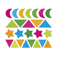 Duże naklejki wielorazowe dla dzieci 150 sztuk Figury geometryczne Janod