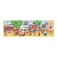 Magnetyczna układanka Strażacy Magneti'stories Janod