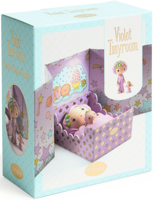 Zestaw minipokoik Violet w magnetycznym pudełku Tinyly Djeco