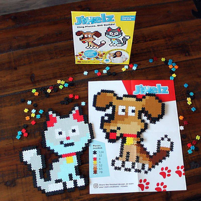 Puzzelki Pixelki Jixelz Zwierzęta Domowe 700 elementów