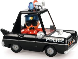 Samochód policyjny Crazy Motors Hurry Police Djeco