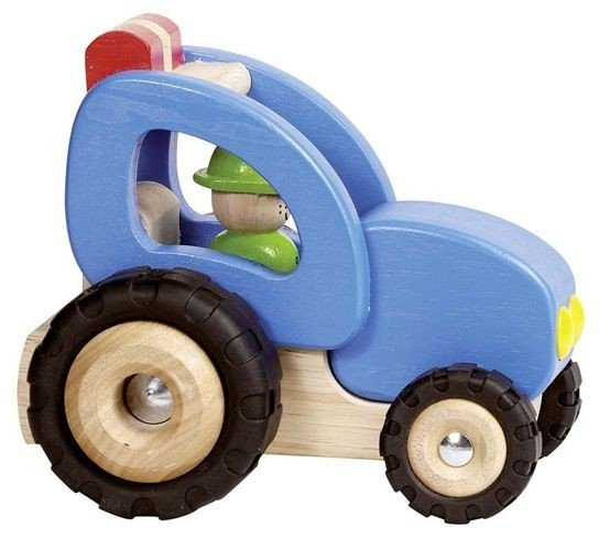 Niebieski traktor