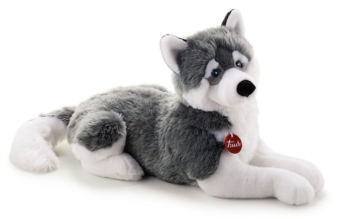 Pluszowy pies. Husky, 60 cm, Trudi